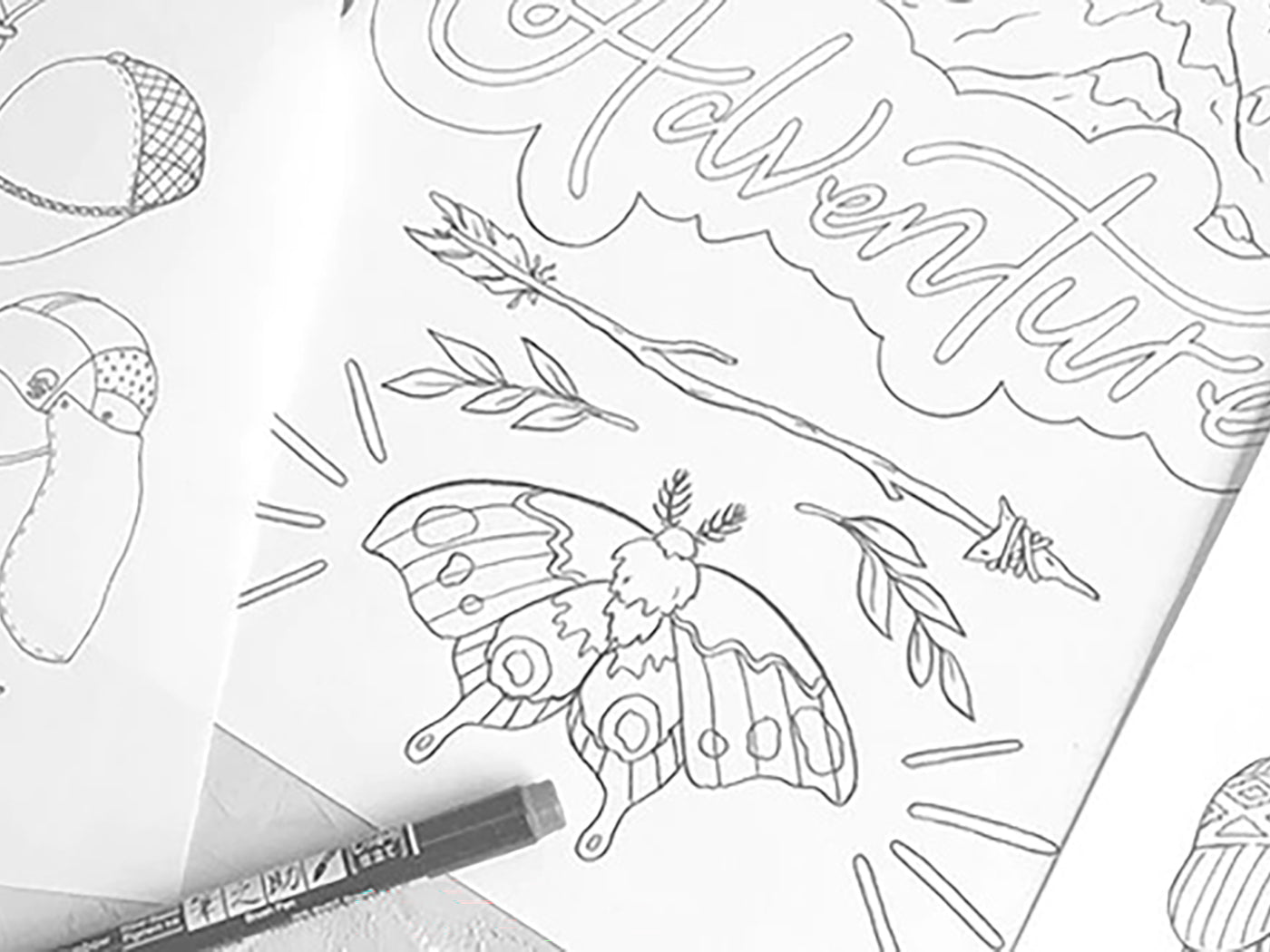 Sunday Afternoons printable coloring pages