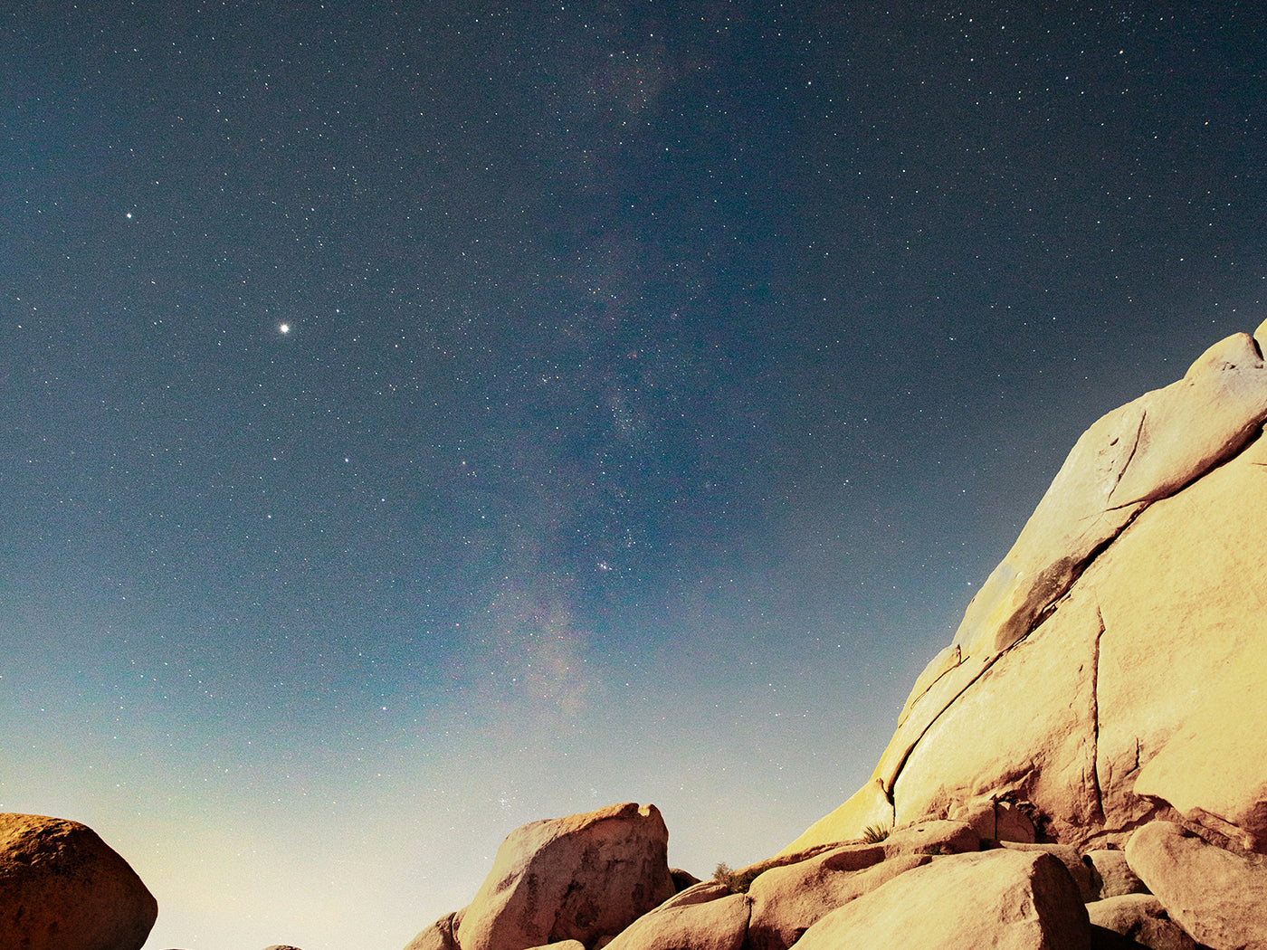 Night sky at Joshua Tree National Park