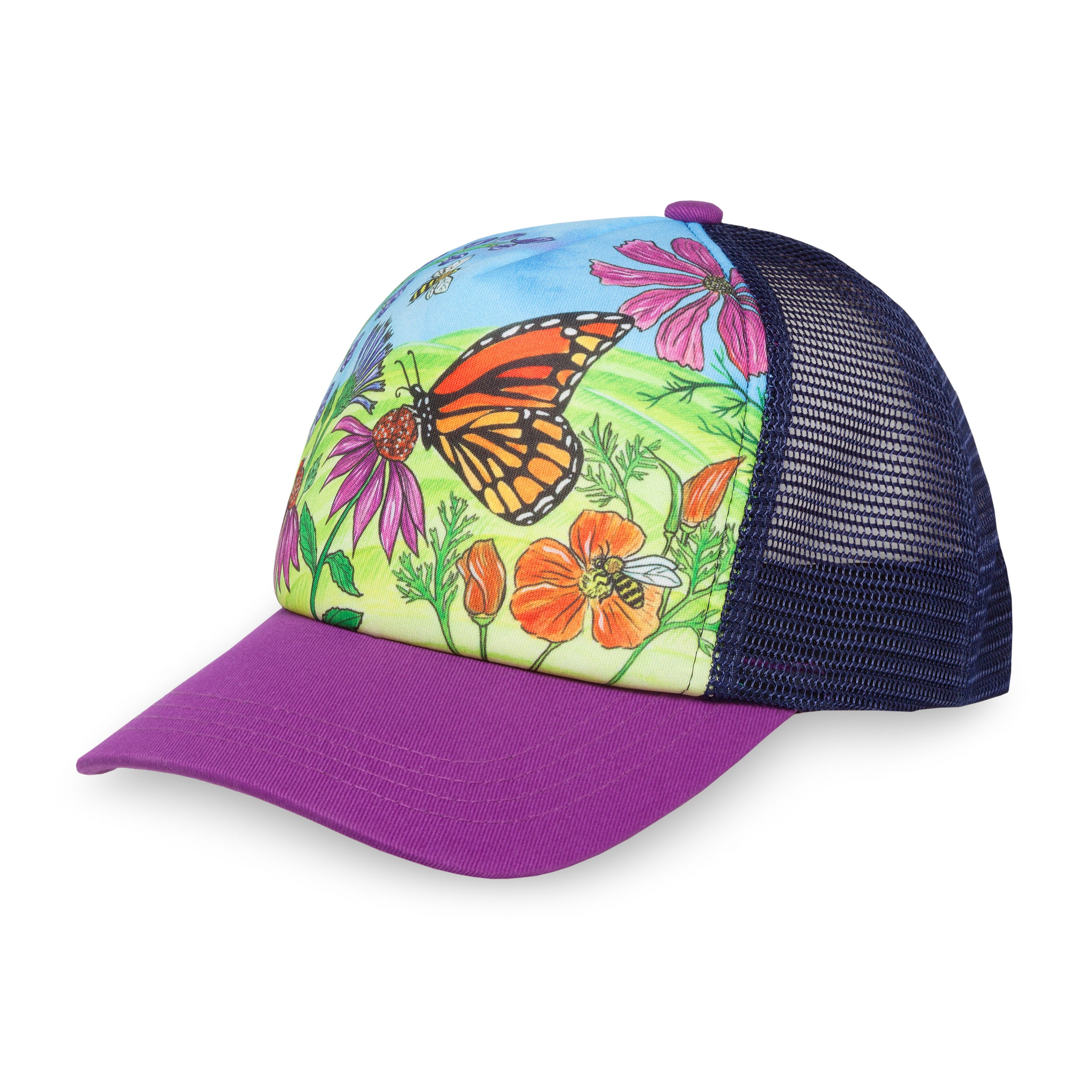 Kids' Butterfly and Bees Trucker