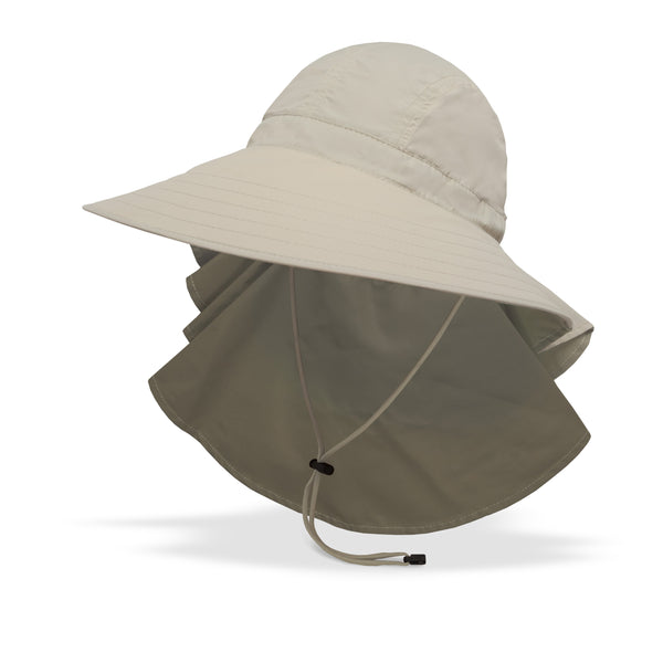Mens Wide Brim Tan Bucket Hat In Big Blonde For Fishing, Four