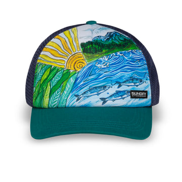 Kids' Nature Mosaic Trucker