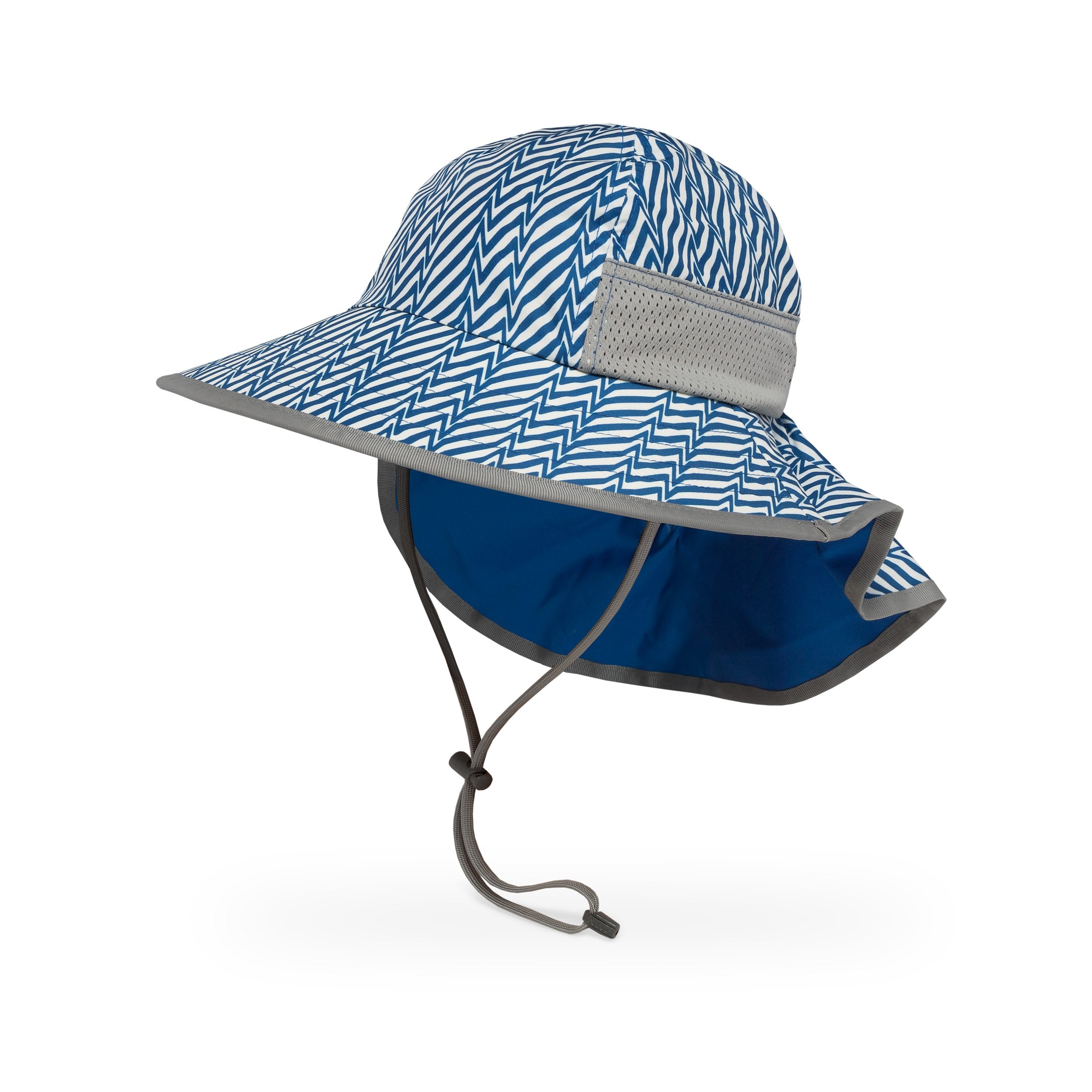 kids play hat large blue electric stripe front ss20 2500px