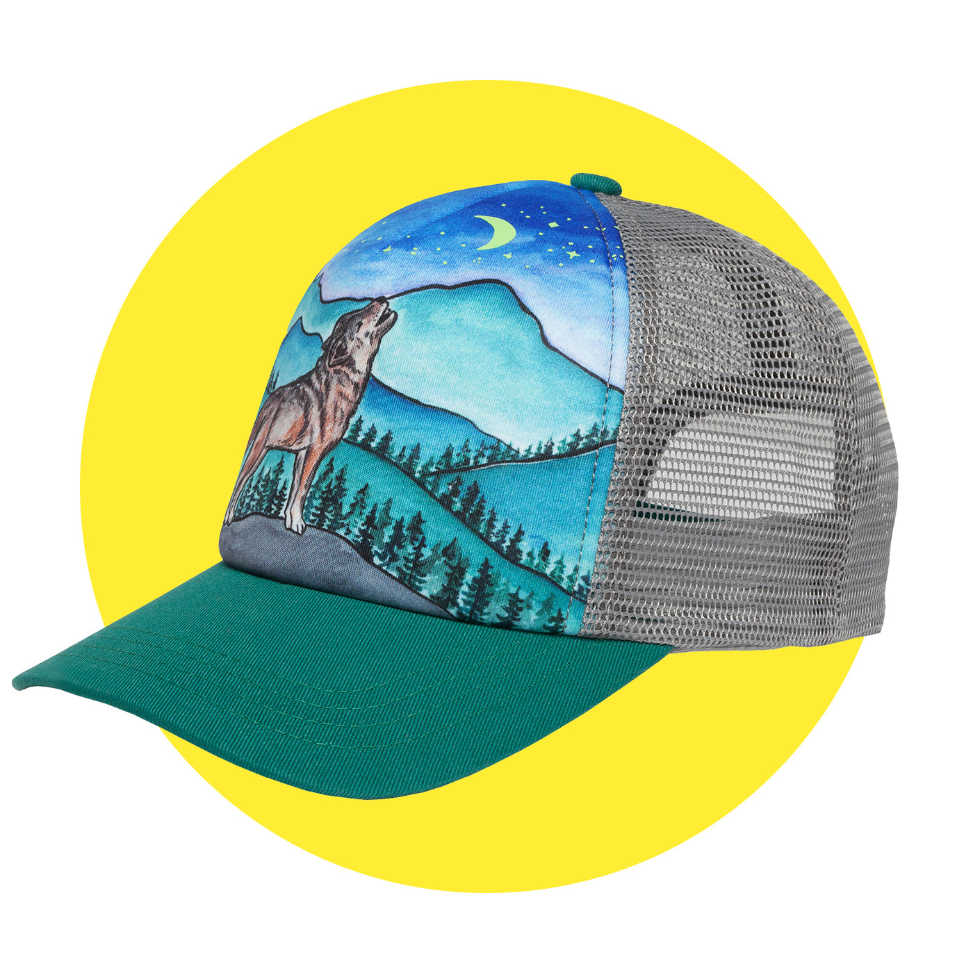 Sunday Afternoons Kids' Lone Wolf Trucker