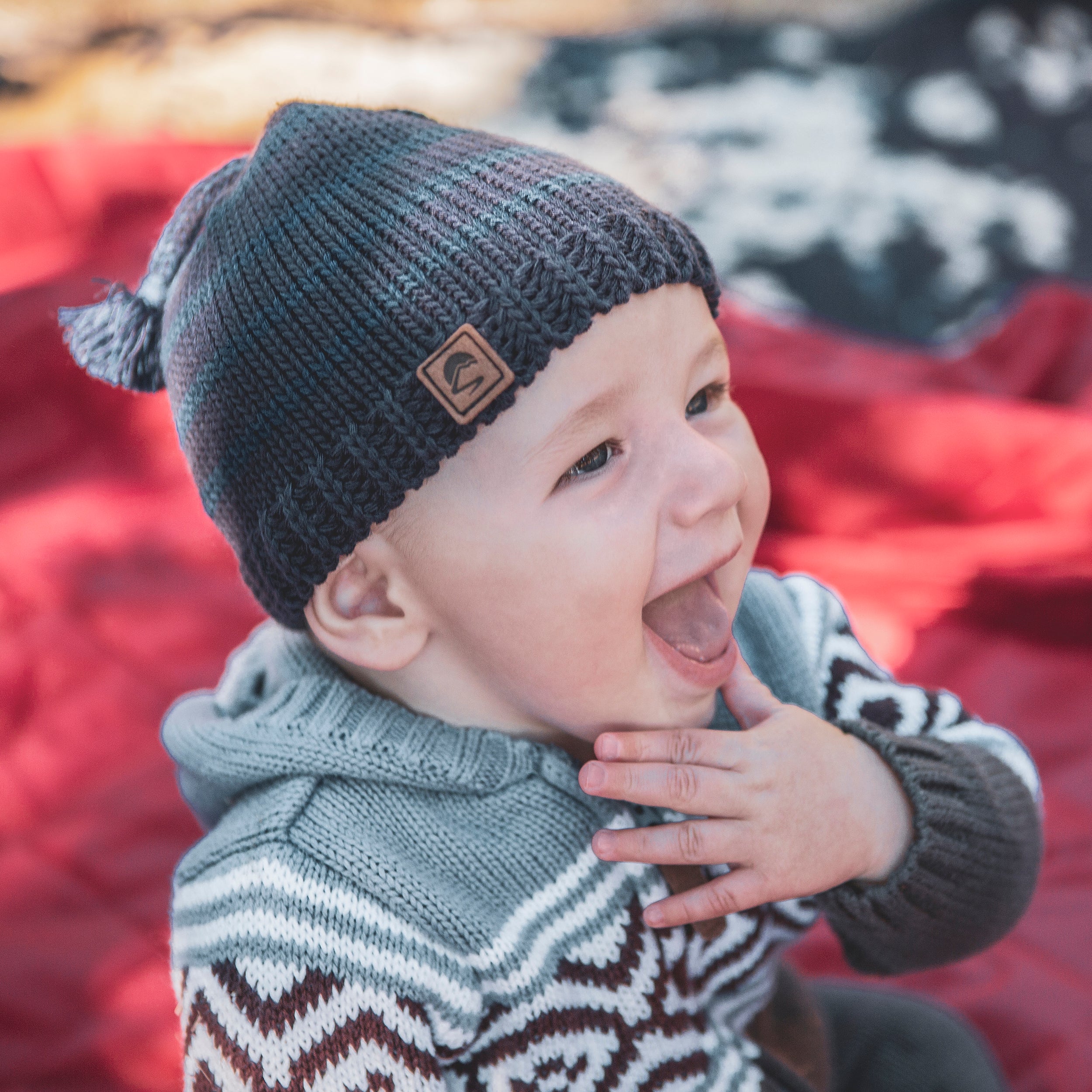 Infant Frosty Stripe Beanie - SALE