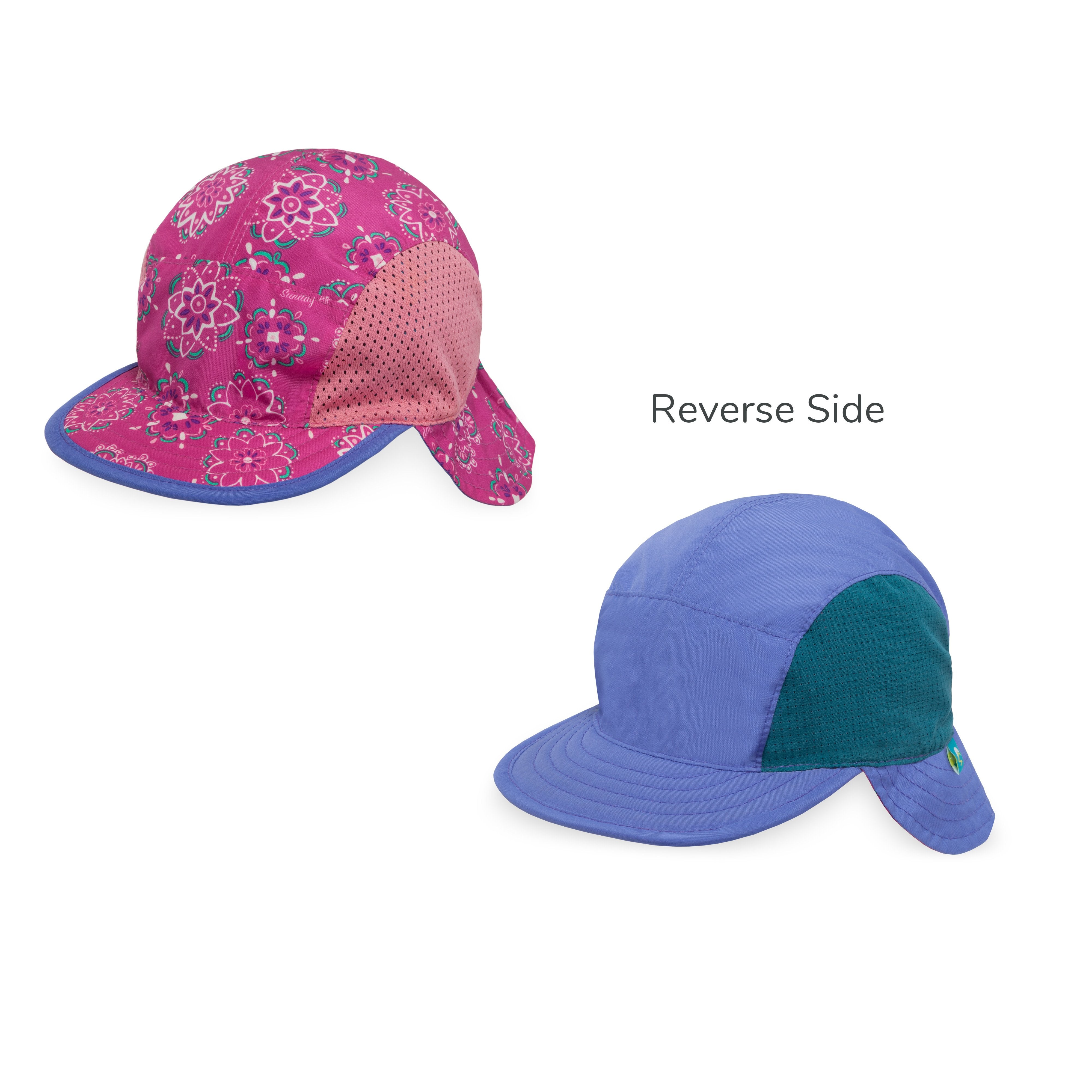 infant sunflip cap soldana rose iris sea spray front ss20 combo