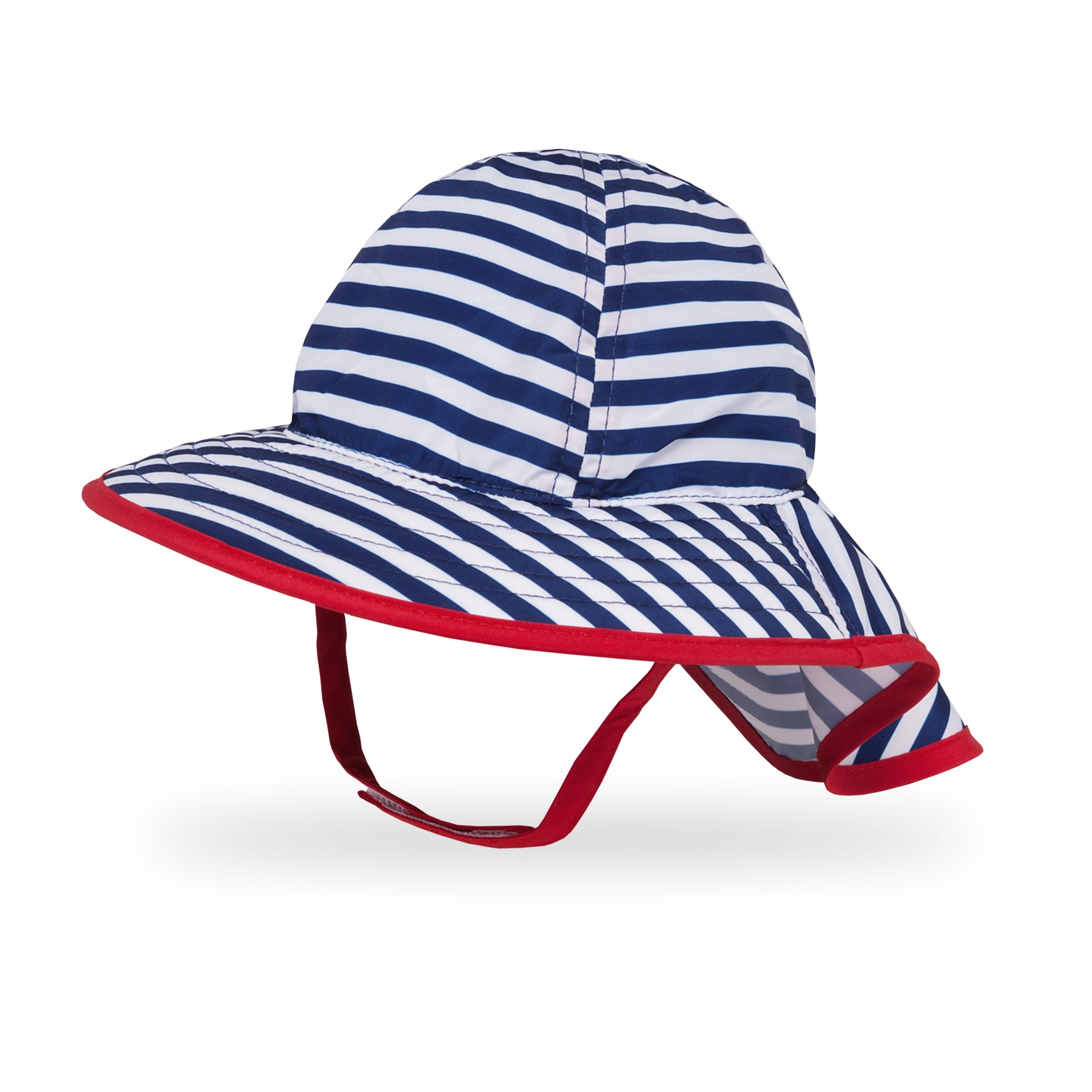 infant sunsprout hat navy stripe front ss20 2500px