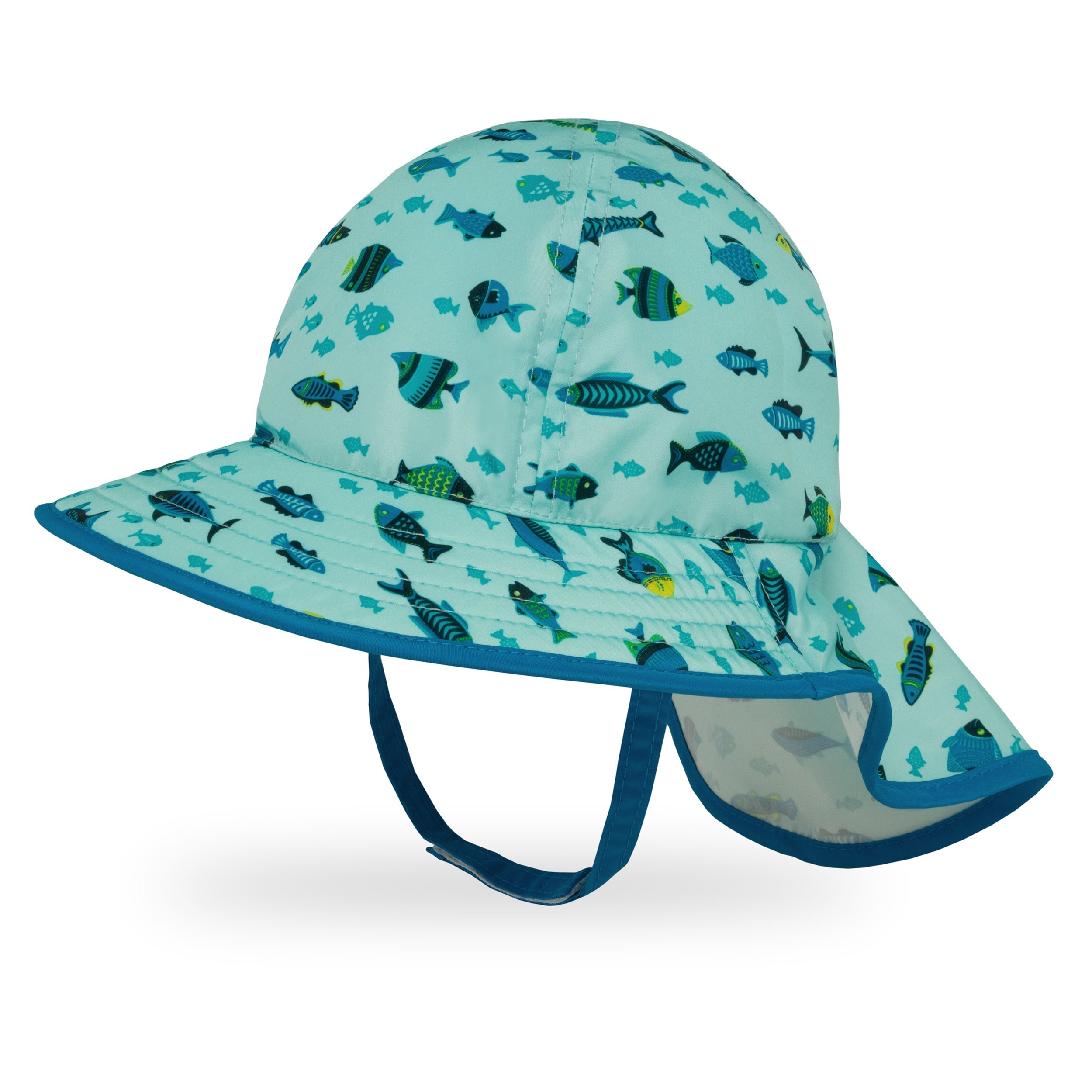 best infant hats for summer Sunday Afternoons Infant Sunsprout Hat Little Fishies 6-12 MONTHS