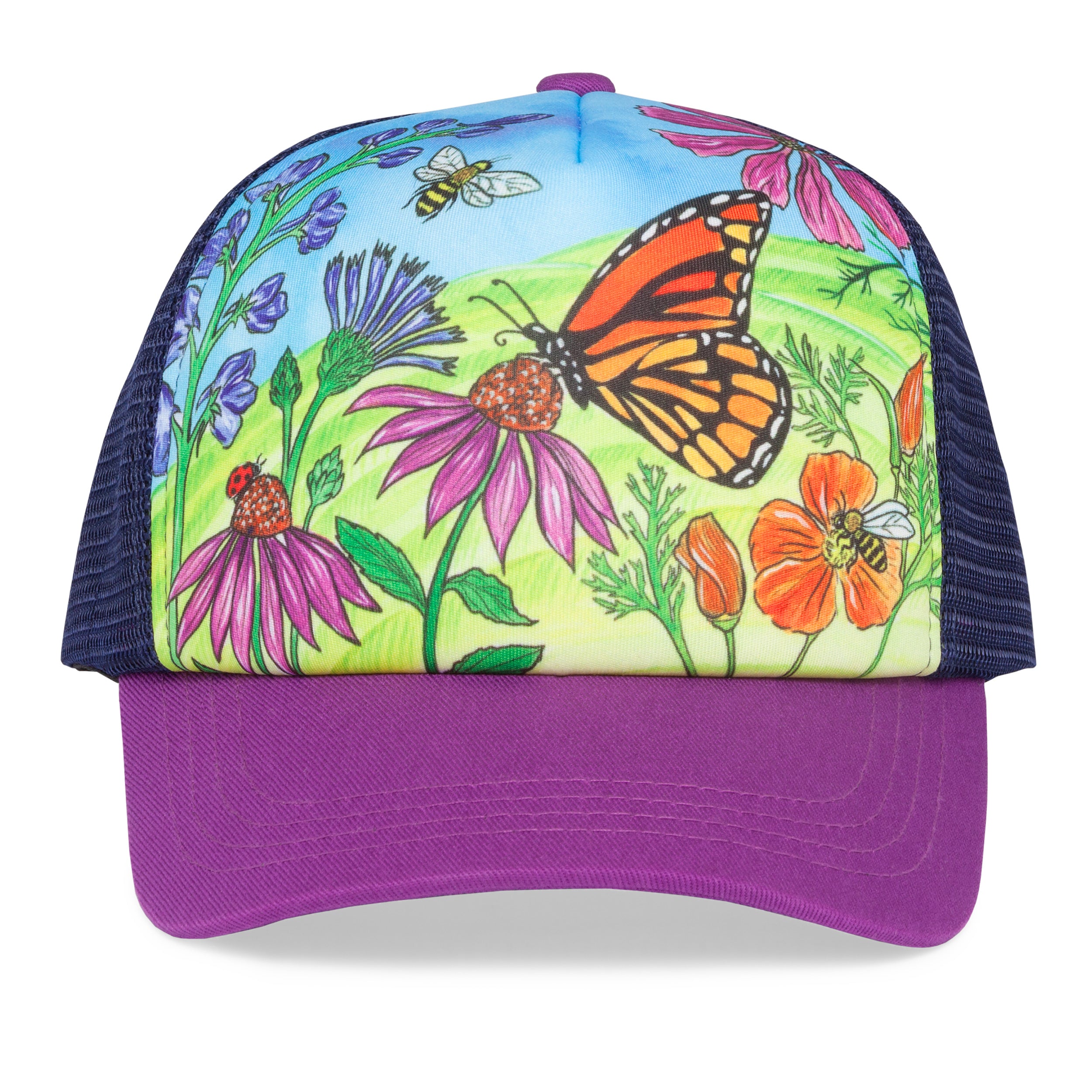 Kids' Butterfly and Bees Trucker