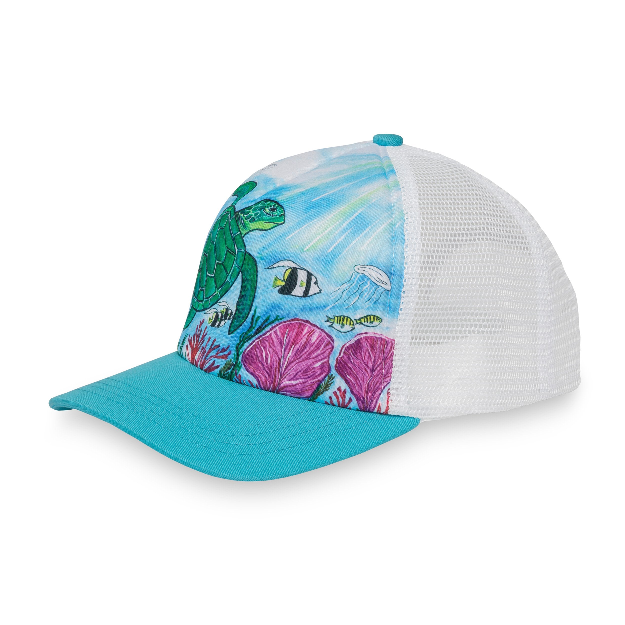 kids artist series trucker sea turtle front ss20 2500px