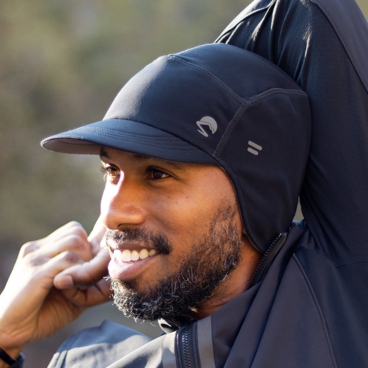 Thermal running hat discount