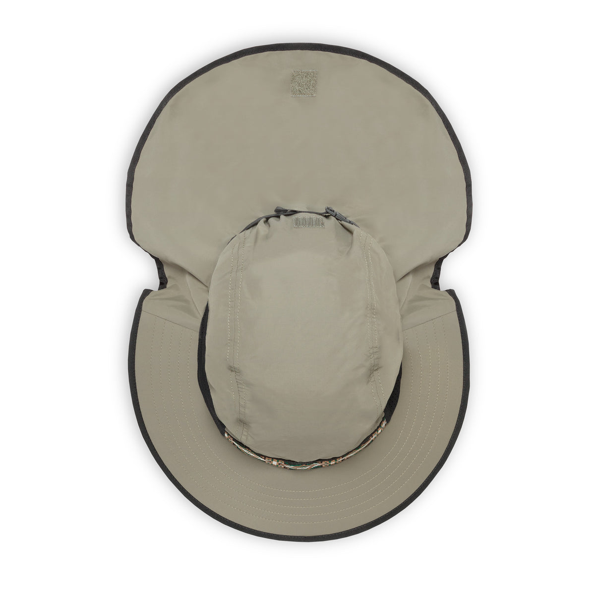 Adult Wide Brim Flap Neck Sun Protective Adventure Hat | Olive