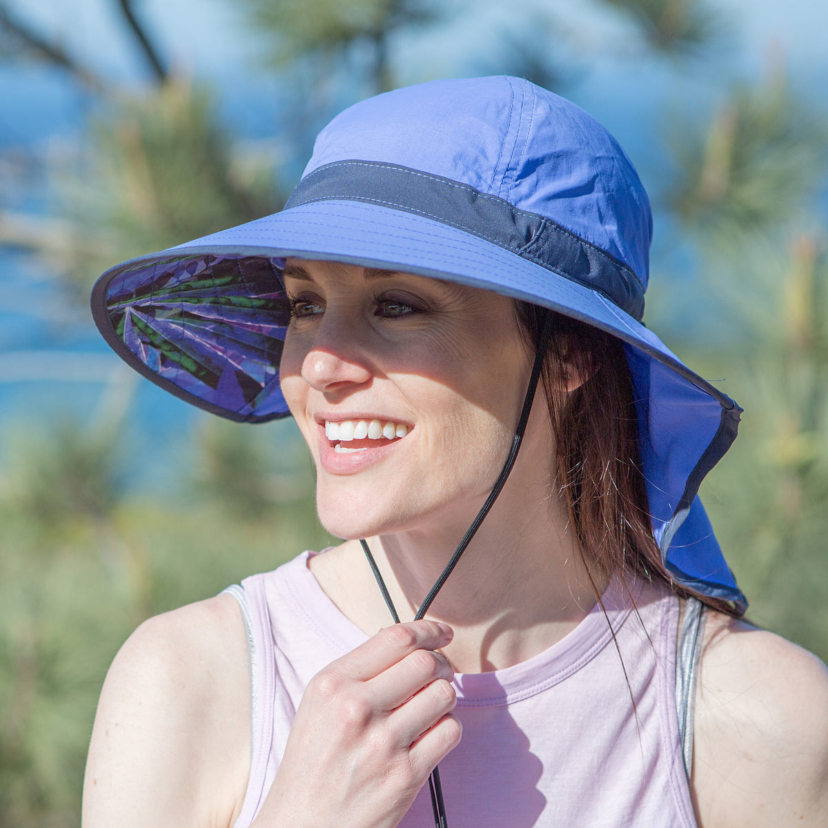 Womens Everyday UV Protection Sun Hat, Lavender / Regular (S/M)