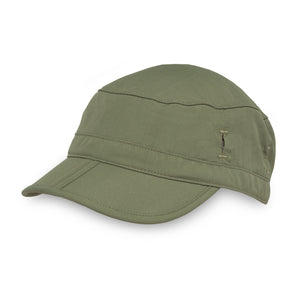 A green Sunday Afternoons Sun Tripper Cap.